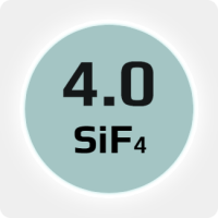 Тетрафторид кремния (SiF4)  5.0 (99,999%) в баллоне 47л. сталь DOT, наполнение 36 кг.  с пневмоклапаном соединение  DISS632 Китай (с баллоном)